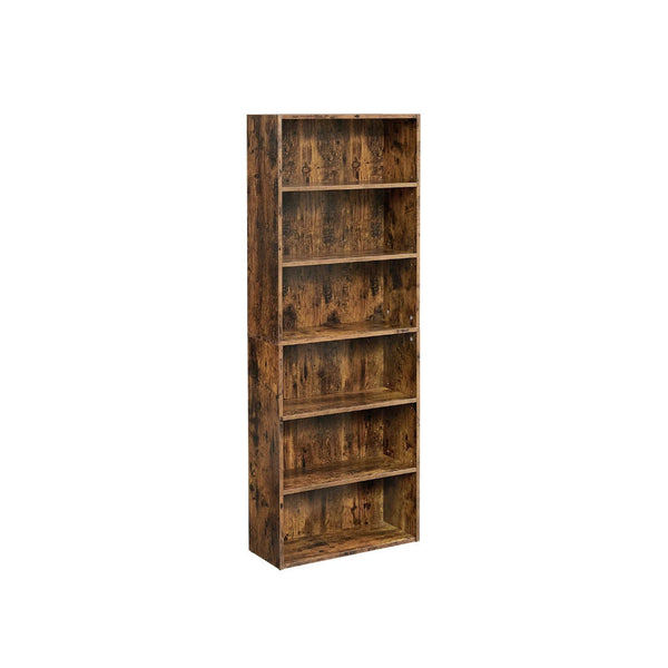 6 Tier Open Bookcase With Adjustable Storage Shelves – product view 1 | Amaraloft