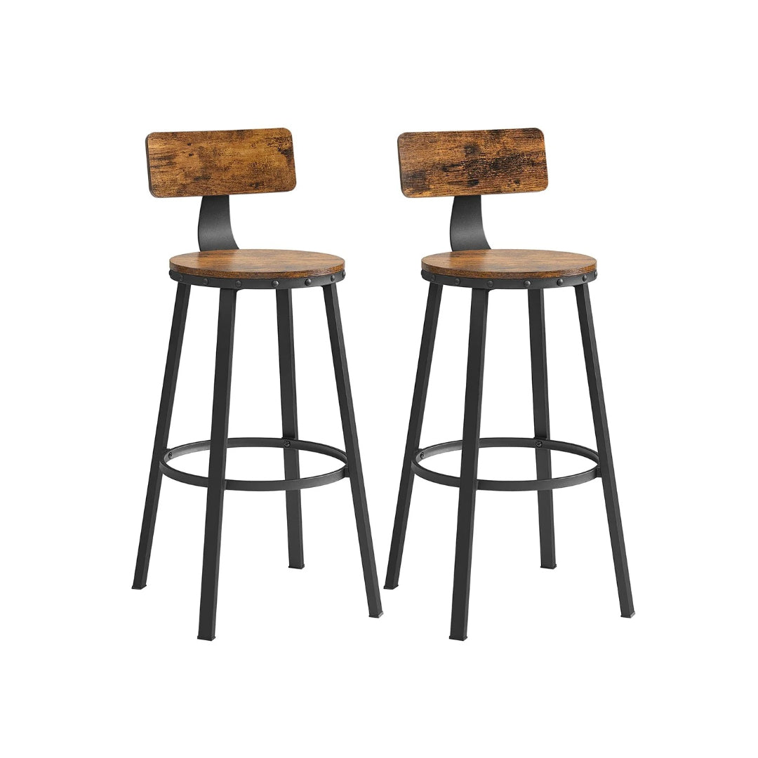 Bar Height Bar Stools with Backrest – product view 1 | Amaraloft