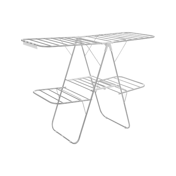 Clothes Drying Rack Foldable 2-Level With Adjustable Wings 67.3in – product view 1 | Amaraloft