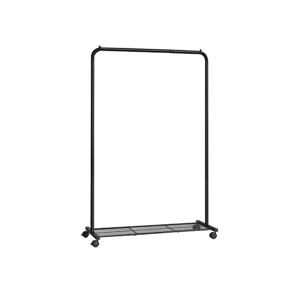 Clothes Rack With Wheels Metal Garment Rack 35.8in Wide – product view 1 | Amaraloft