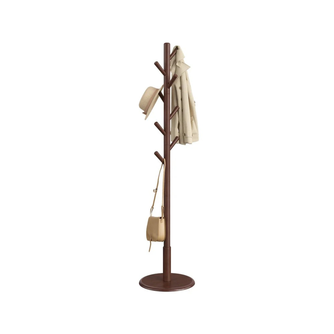 Solid Wood Coat Rack With 7 Hooks – product view 2 | Amaraloft