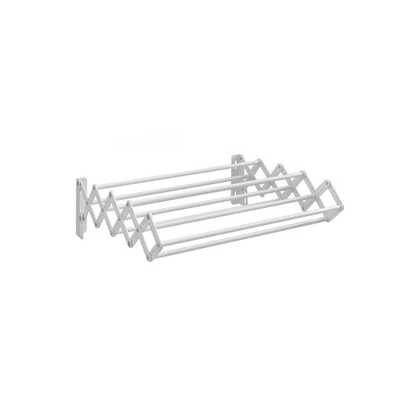 Wall Mounted Clothes Drying Rack Expandable 9 Rod Steel Airer – product view 1 | Amaraloft