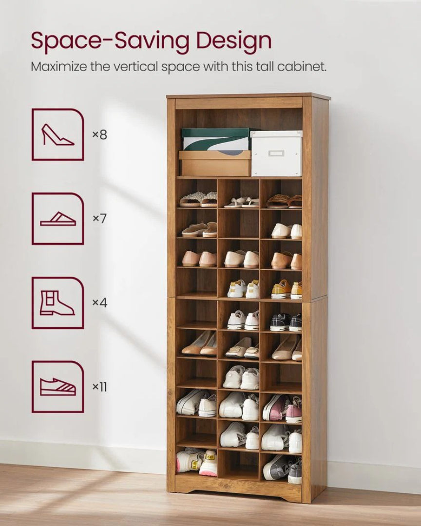 10 Tier Shoe Rack Organizer With Storage Compartments – product view 5 | Amaraloft