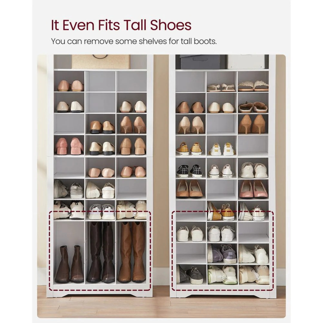 10 Tier Shoe Rack Organizer With Storage Compartments – product view 11 | Amaraloft