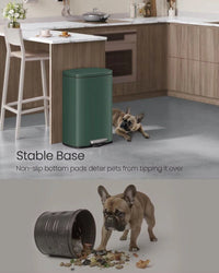 13-Gallon Stainless Steel Step Trash Can with Soft-Close Lid – product view 40 | Amaraloft