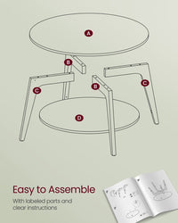 2 Tier Round Coffee Table - product photo 21