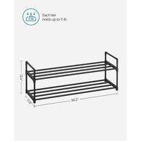 2/3/4/10 Tier Metal Shoe Rack – product view 11 | Amaraloft