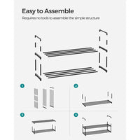 2/3/4/10 Tier Metal Shoe Rack – product view 12 | Amaraloft