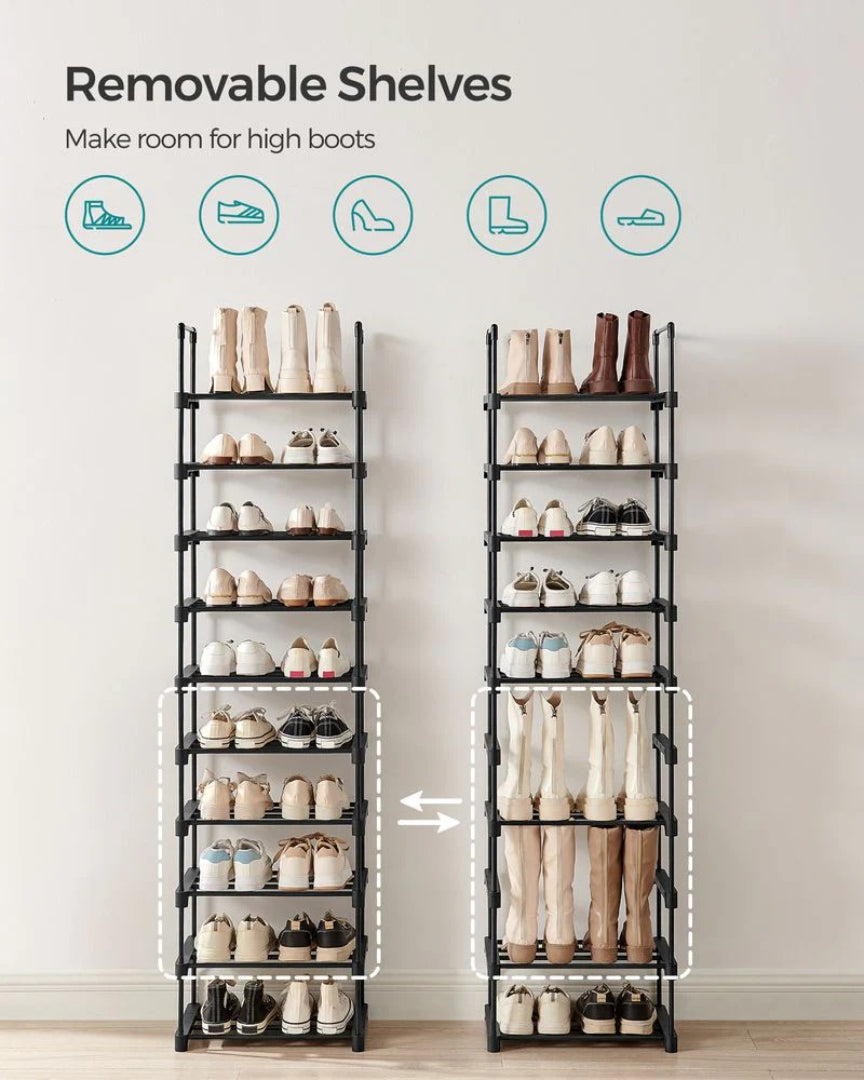 2/3/4/10 Tier Metal Shoe Rack – product view 27 | Amaraloft