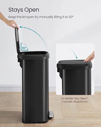 21-Gallon Stainless Steel Kitchen Trash Can with Soft-Close Lid – product view 11 | Amaraloft