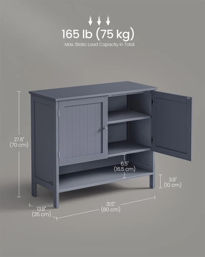 3-Tier Shoe Storage Cabinet with Adjustable Shelf – product view 6 | Amaraloft