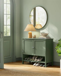 3-Tier Shoe Storage Cabinet with Adjustable Shelf – product view 9 | Amaraloft