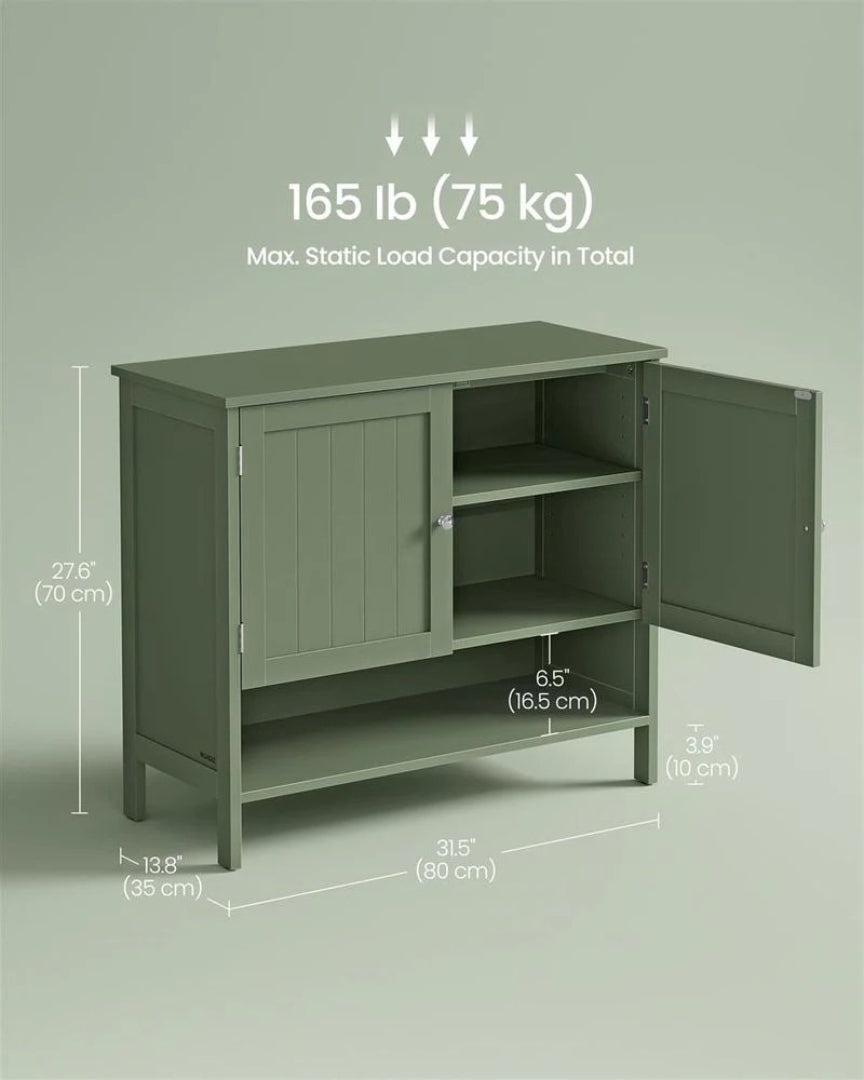 3-Tier Shoe Storage Cabinet with Adjustable Shelf – product view 12 | Amaraloft