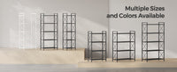 4 Tier Metal Storage Shelf With X Side Frames, 23.6 Inch Wide Rack - product photo 34