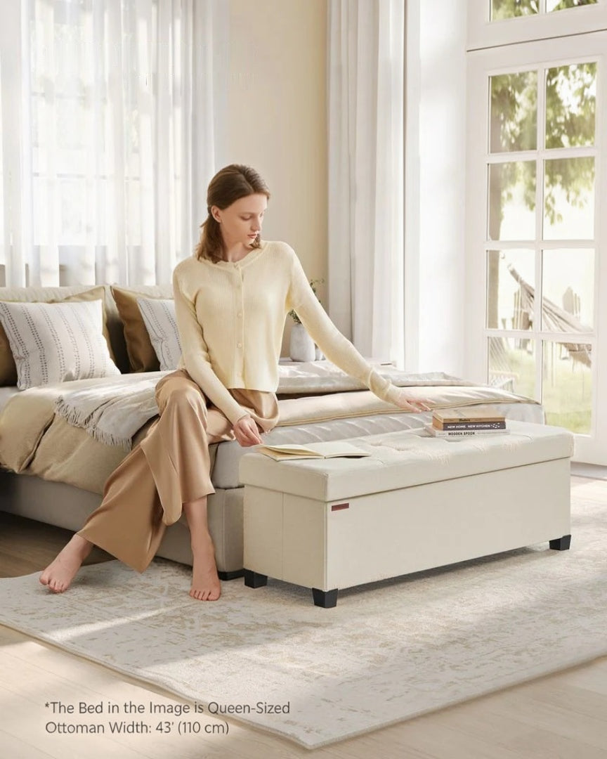 43.3 Inch Storage Ottoman Bench With Lid – product view 19 | Amaraloft
