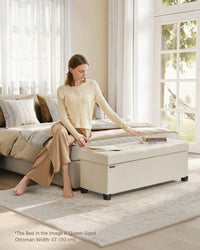 43.3 Inch Storage Ottoman Bench With Lid – product view 19 | Amaraloft