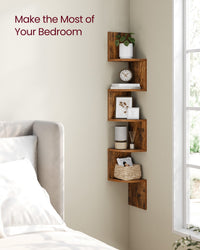5-Tier Floating Wall Shelf - product photo 09