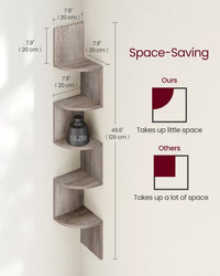5-Tier Floating Wall Shelf - product photo 17