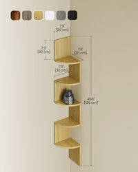 5-Tier Floating Wall Shelf - product photo 22