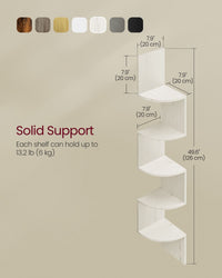 5-Tier Floating Wall Shelf - product photo 35