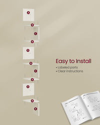 5-Tier Floating Wall Shelf - product photo 36