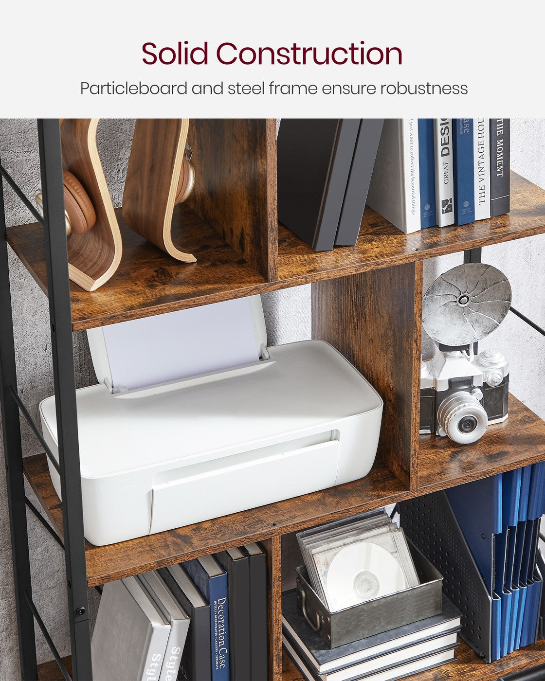 5 Tier Shelving Unit With Open Compartments - product photo 06
