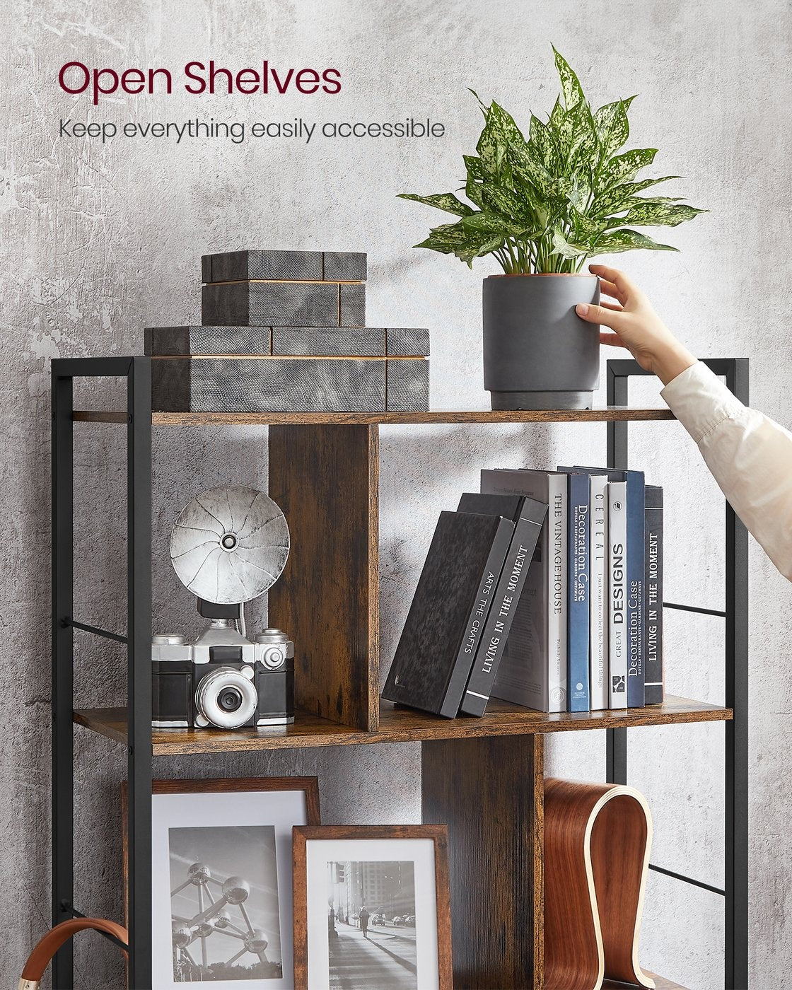 5 Tier Shelving Unit With Open Compartments - product photo 18