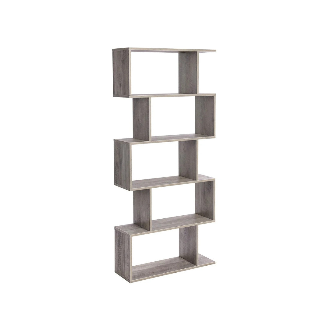 5 Tier Wooden Bookcase Storage Shelf Freestanding – product view 2 | Amaraloft