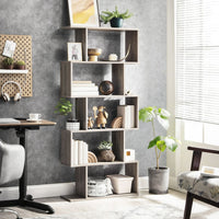 5 Tier Wooden Bookcase Storage Shelf Freestanding – product view 14 | Amaraloft