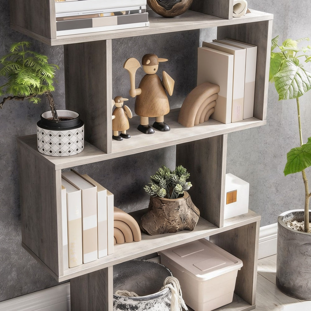 5 Tier Wooden Bookcase Storage Shelf Freestanding – product view 16 | Amaraloft