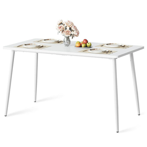 55.1" Dining Table For 4-6 People, Modern Kitchen Table - product photo 01