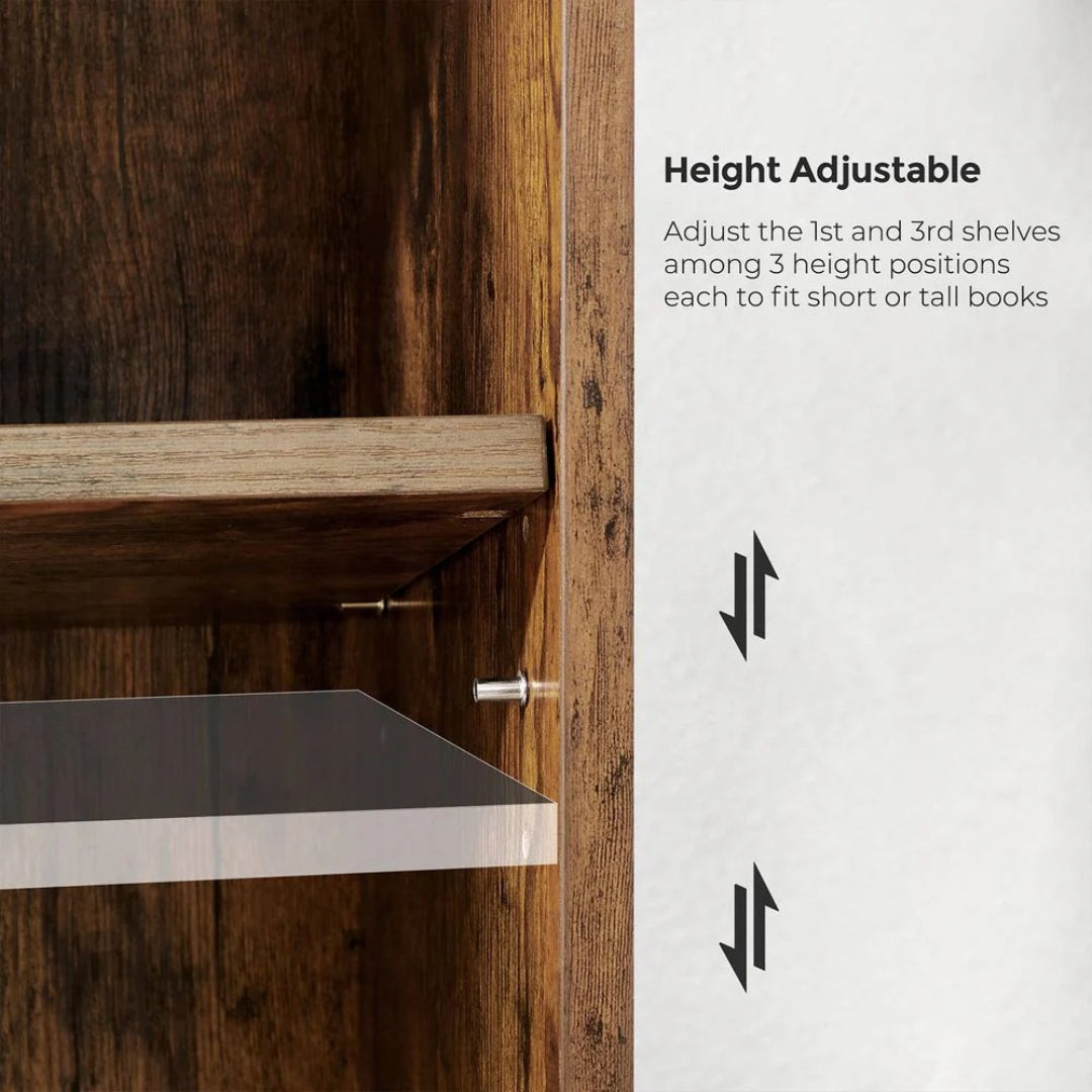 6 Tier Open Bookcase With Adjustable Storage Shelves – product view 6 | Amaraloft