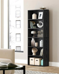6 Tier Open Bookcase With Adjustable Storage Shelves – product view 9 | Amaraloft