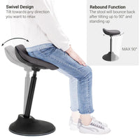 Adjustable Standing Desk Chair With Wobble Base – product view 11 | Amaraloft