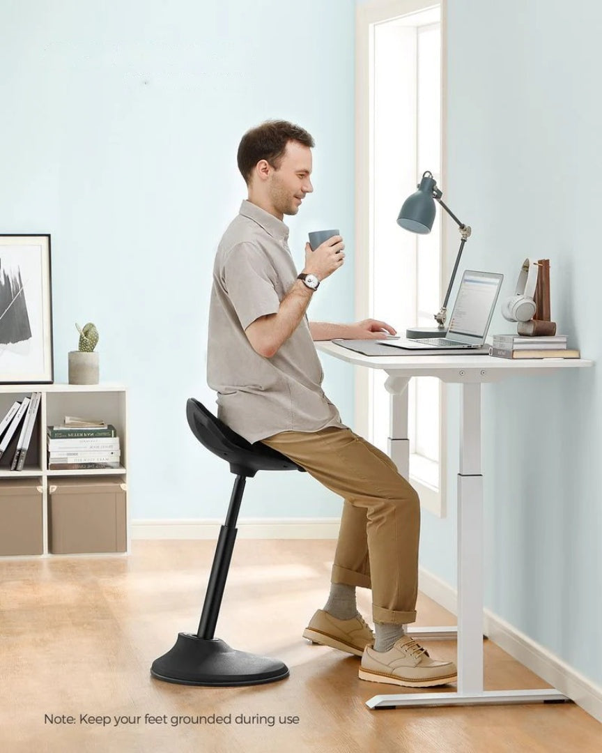 Adjustable Standing Desk Chair With Wobble Base – product view 12 | Amaraloft