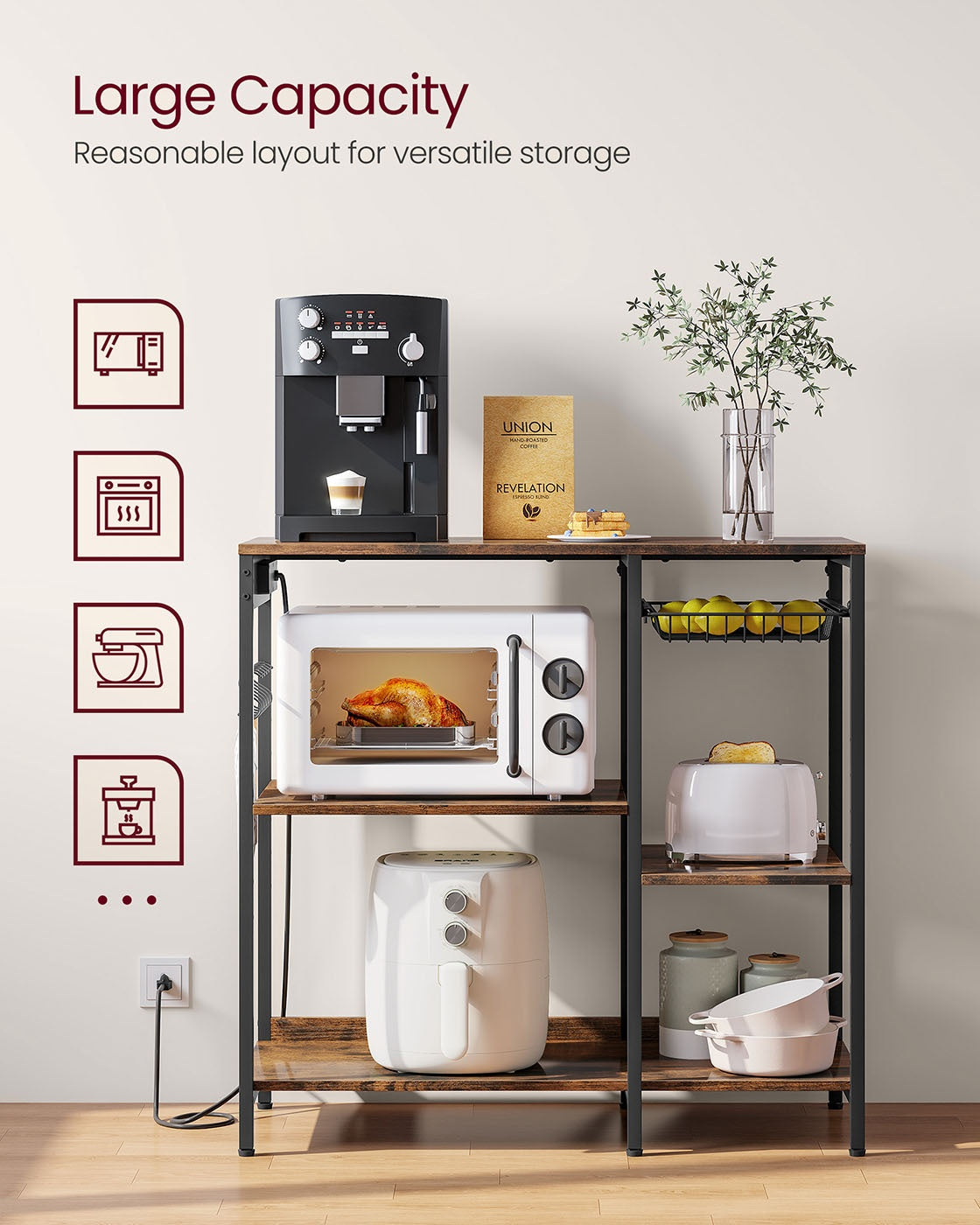 Baker's Rack With Charging Station - product photo 38