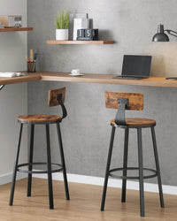 Bar Height Bar Stools with Backrest – product view 7 | Amaraloft
