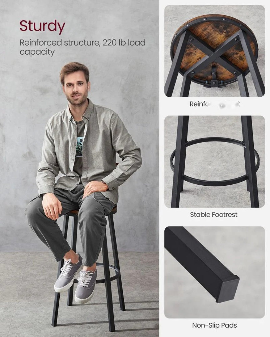 Bar Height Bar Stools with Backrest – product view 9 | Amaraloft