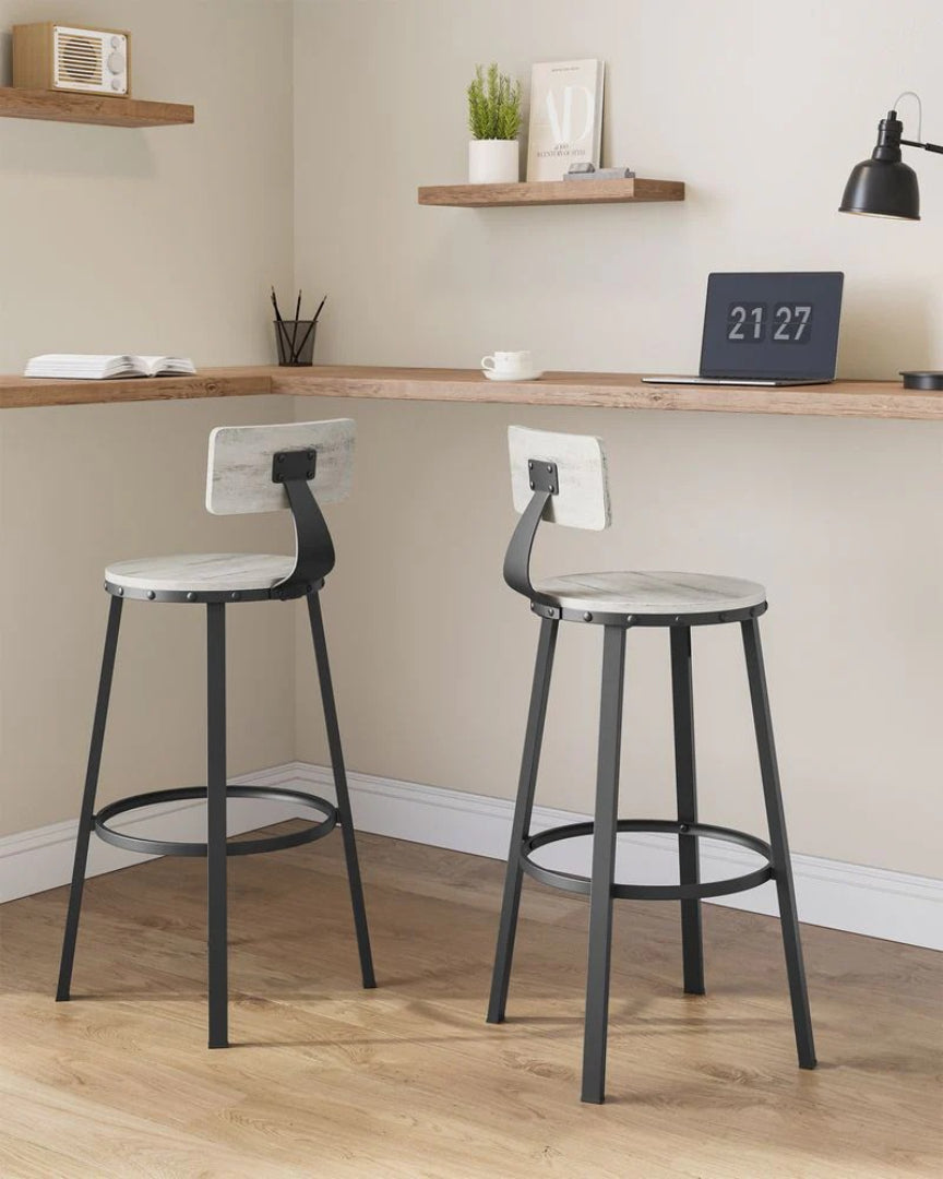 Bar Height Bar Stools with Backrest – product view 17 | Amaraloft