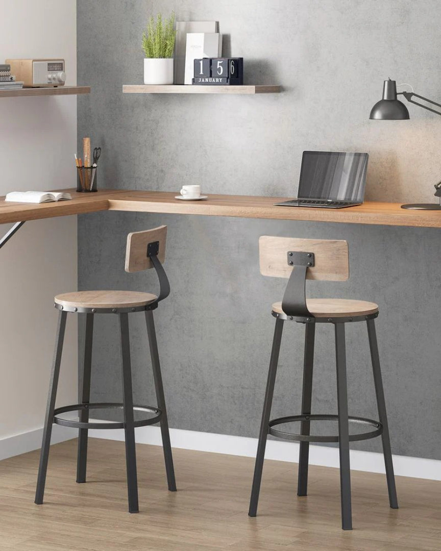 Bar Height Bar Stools with Backrest – product view 30 | Amaraloft