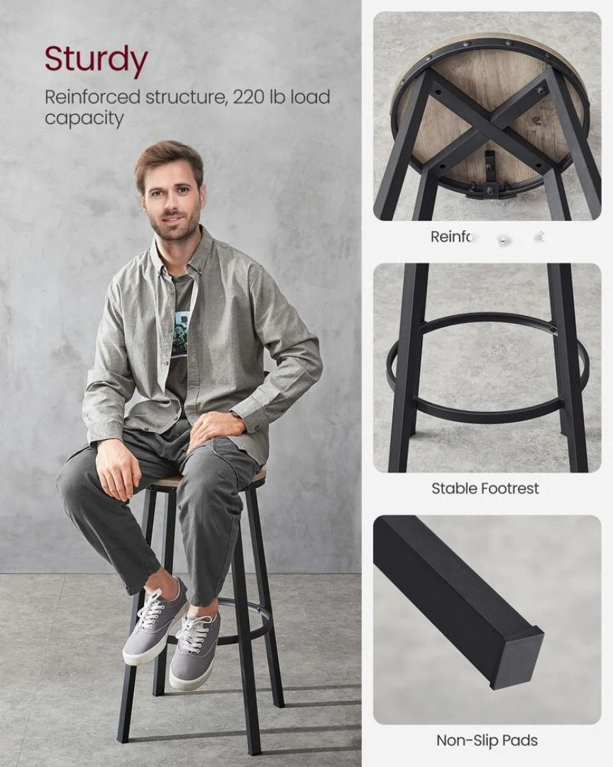 Bar Height Bar Stools with Backrest – product view 31 | Amaraloft