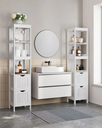 Bathroom Floor Cabinet With 2 Removable Drawers 55.7in High – product view 9 | Amaraloft