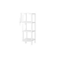 Bathroom Shelf 4-Tier Bamboo Storage Rack 38.6in High – product view 2 | Amaraloft