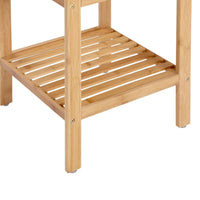 Bathroom Shelf 4-Tier Bamboo Storage Rack 38.6in High – product view 10 | Amaraloft