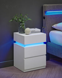 Bedside Table With LED Lights - product photo 17