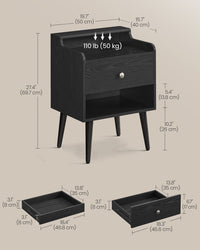 Bedside Tables With Hidden Drawers - product photo 15