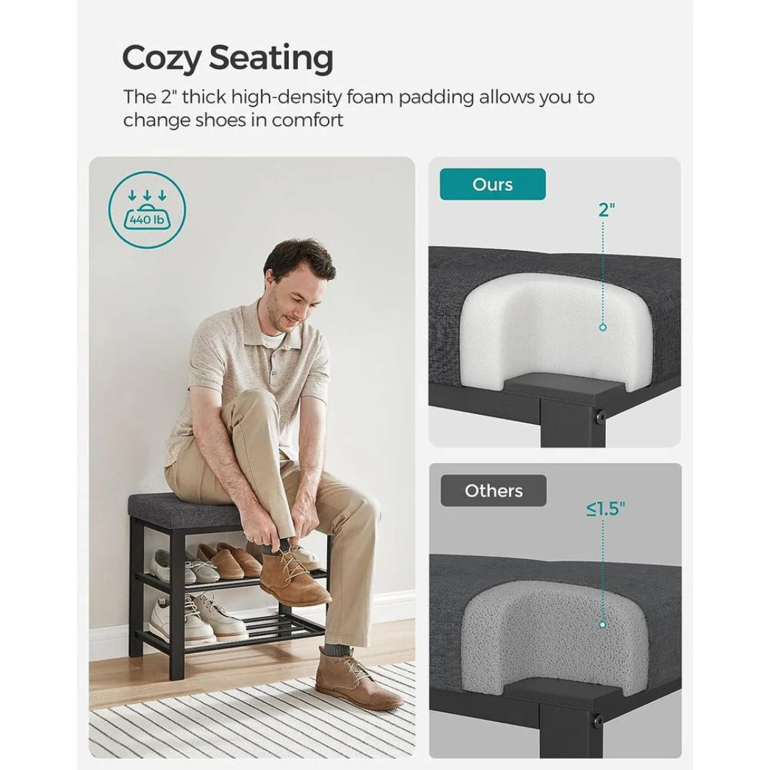 Shoe Bench With Cushion – product view 6 | Amaraloft