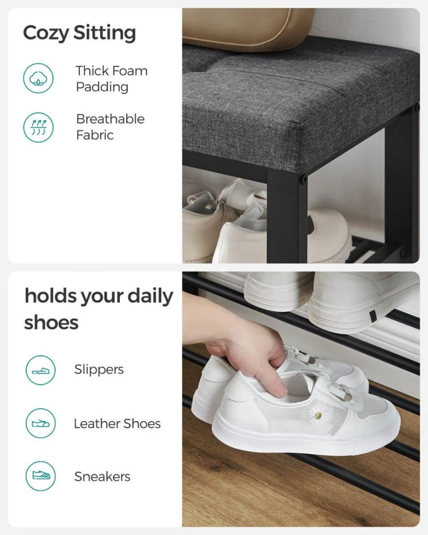 Shoe Bench With Cushion – product view 11 | Amaraloft