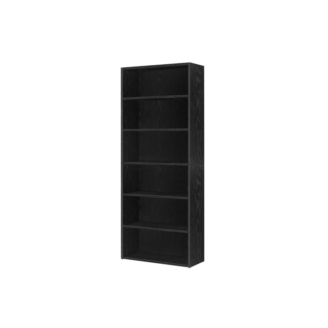 6 Tier Bookcase With Adjustable Shelves – product view 2 | Amaraloft
