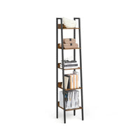 5 Tier Narrow Bookcase – product view 2 | Amaraloft